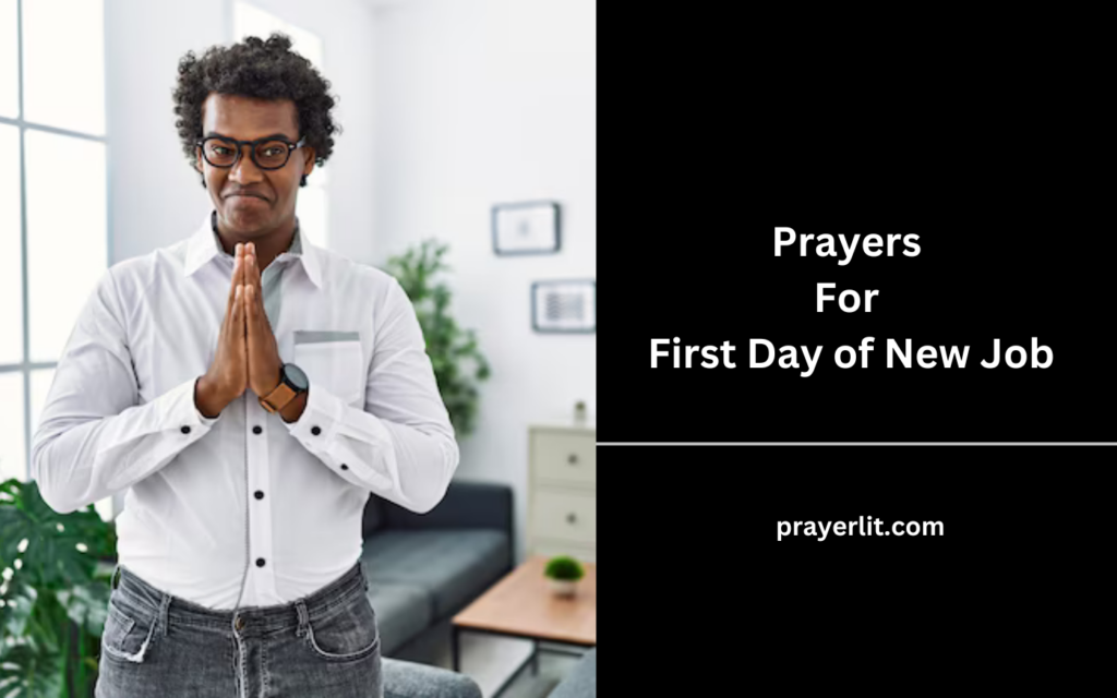 Prayers For First Day of New Job