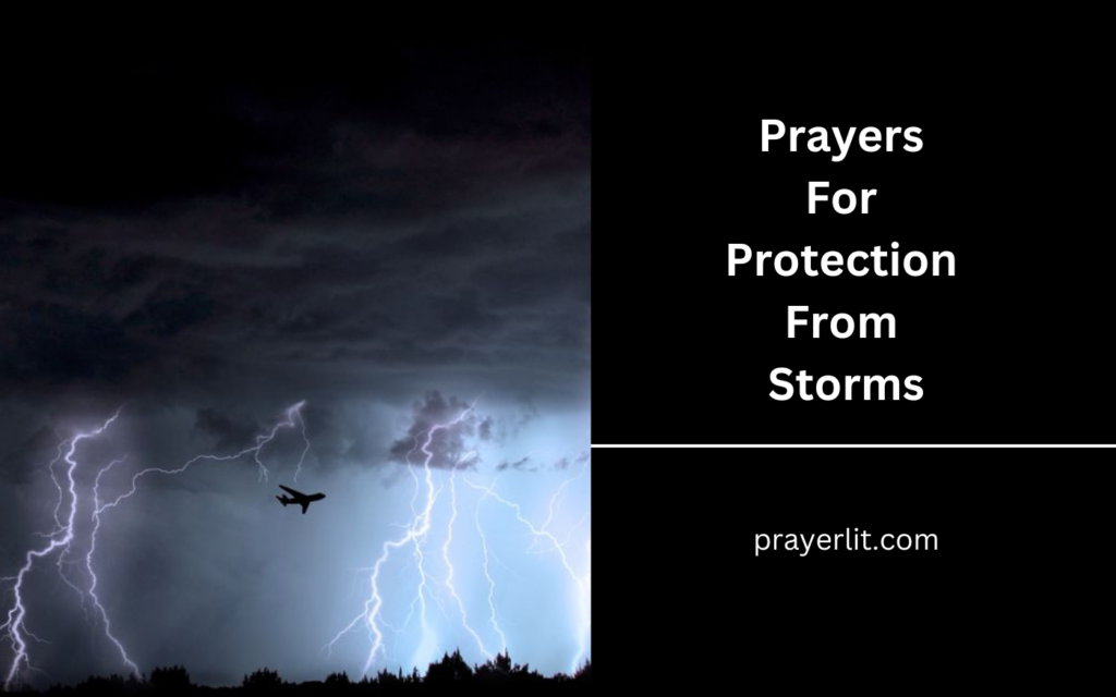 Prayers For Protection From Storms