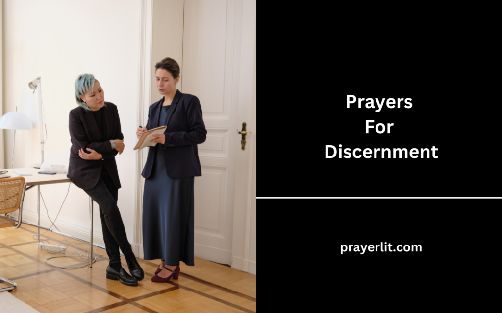 Prayers For Discernment