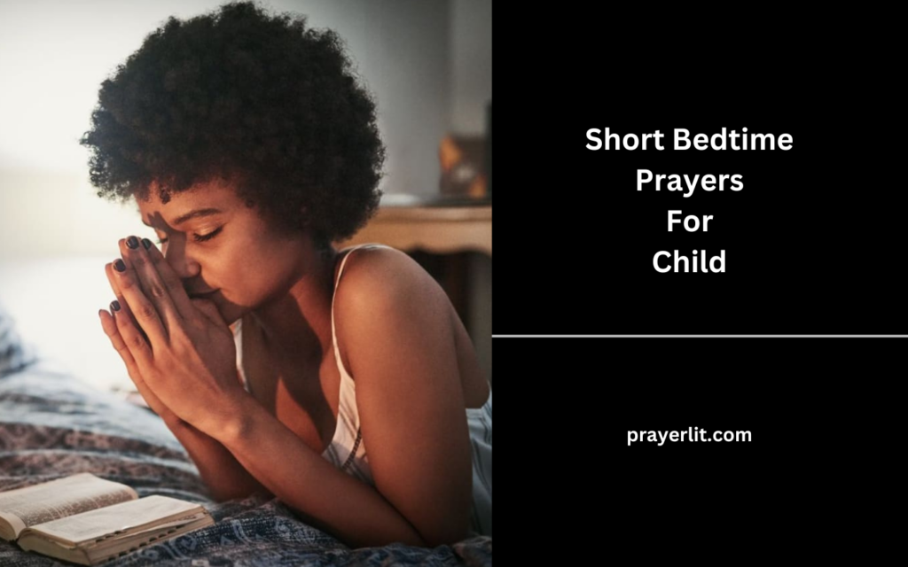 Short Bedtime Prayers For Child