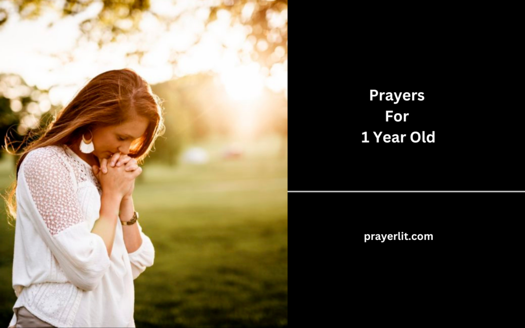 Prayers For 1 Year Old