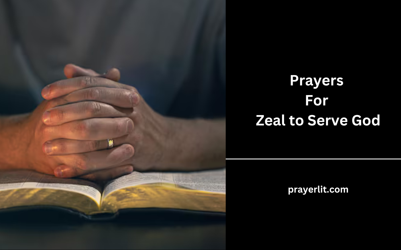 Prayers For Zeal to Serve God