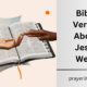 Bible Verses About Jesus Wept