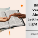 Bible Verses About Letting Your Light Shine