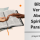 Bible Verses About Spiritual Paralysis