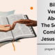 Bible Verses About The Second Coming Of Jesus Christ