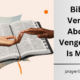 Bible Verses About Vengeance Is Mine