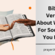 Bible Verses About Waiting For Someone You Love