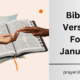 Bible Verses For January