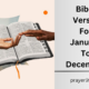 Bible Verses For January To December