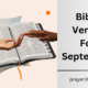 Bible Verses For September