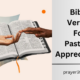 Bible Verses For Pastor's Appreciation