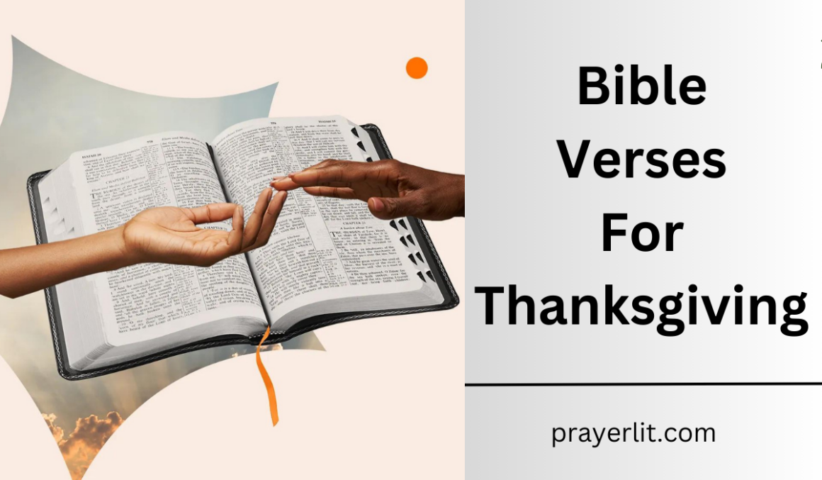 30 Most Effective Bible Verses For Thanksgiving (2025) - PrayerLit