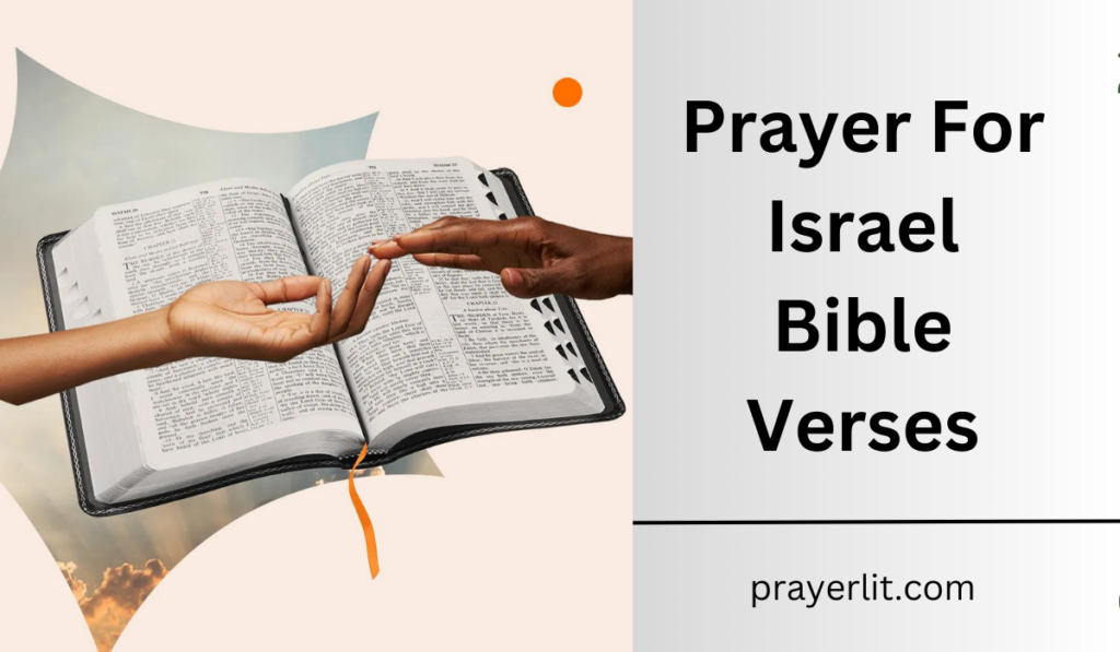 Pray For Israel Bible Verses