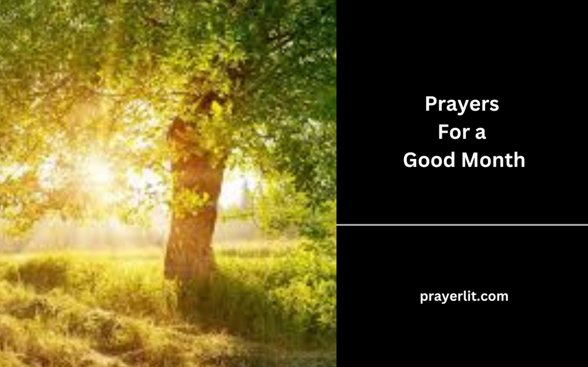35 Effective Prayers For a Good Month (2026) - PrayerLit