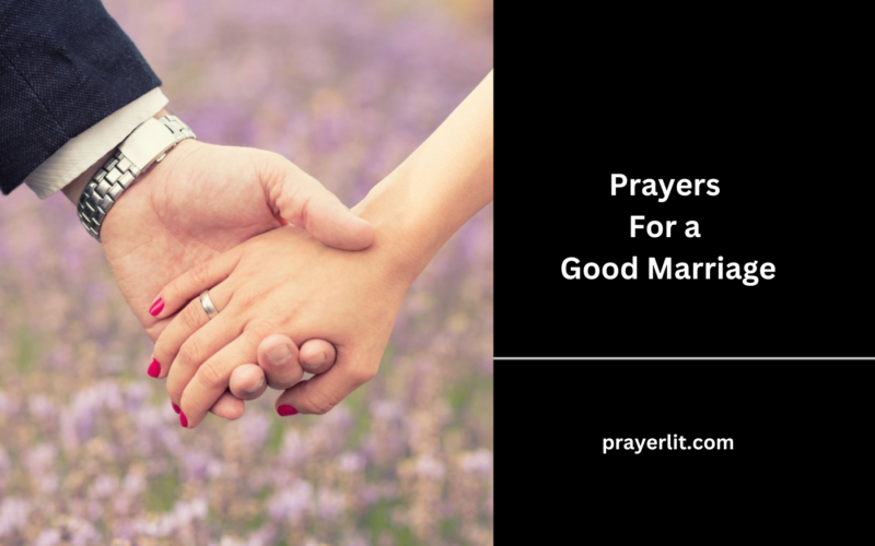 35 Efficient Prayers For a Good Marriage (2026) - PrayerLit