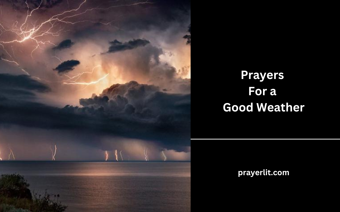 Prayers For a Good Weather