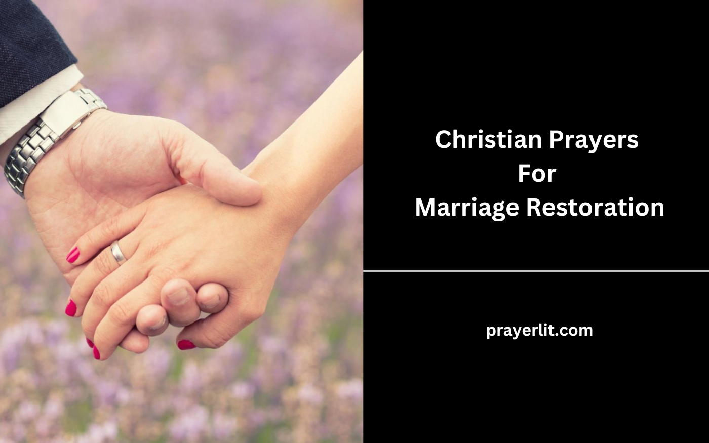 Christian Prayers For Marriage Restoration