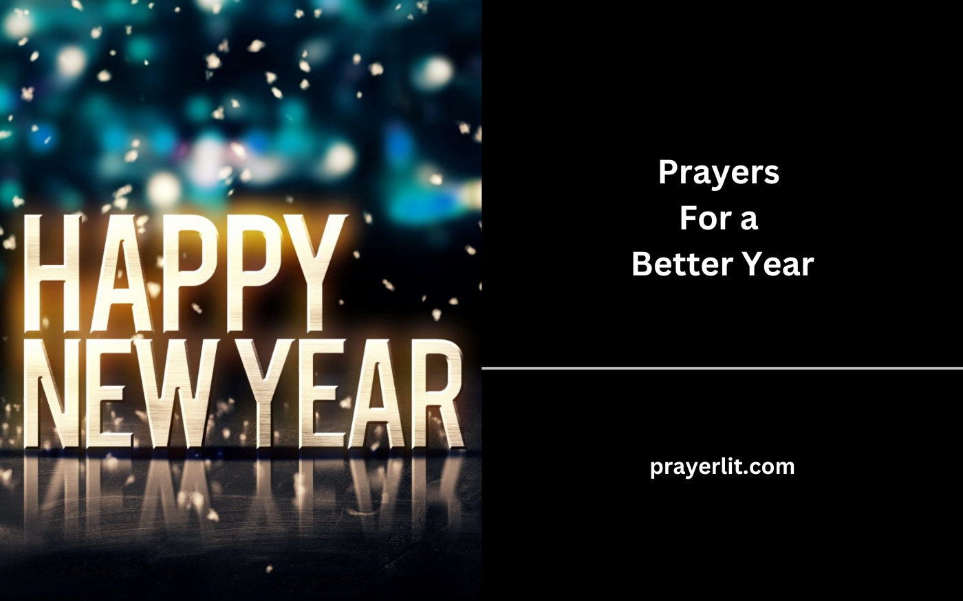 Prayers For a Better Year