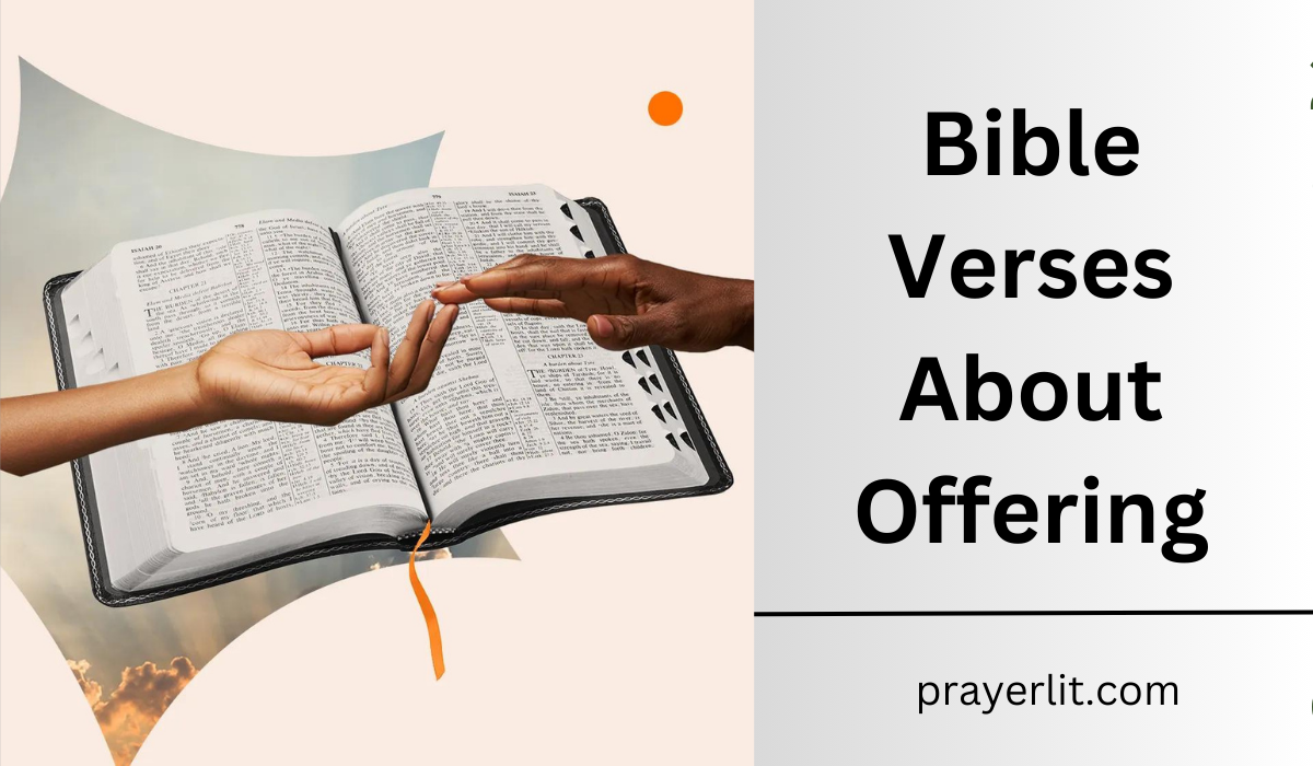  Bible Verses About Offering