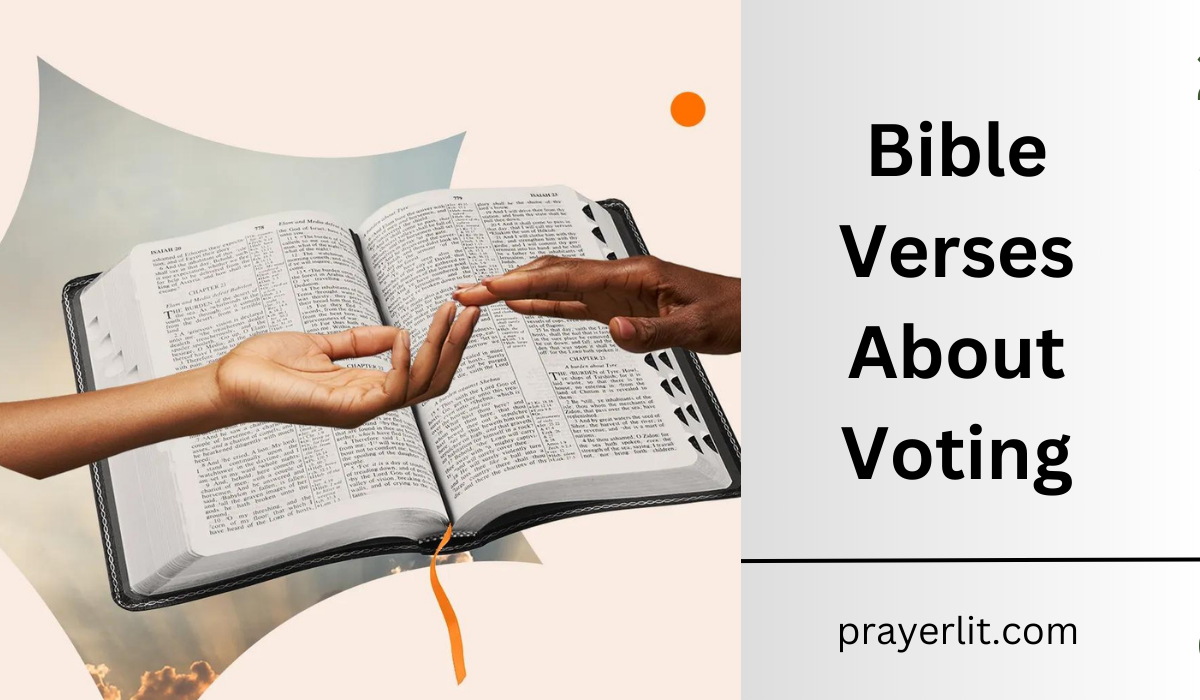  Bible Verses About Voting