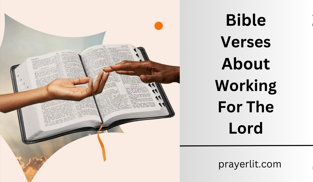 Bible Verses About Working For The Lord