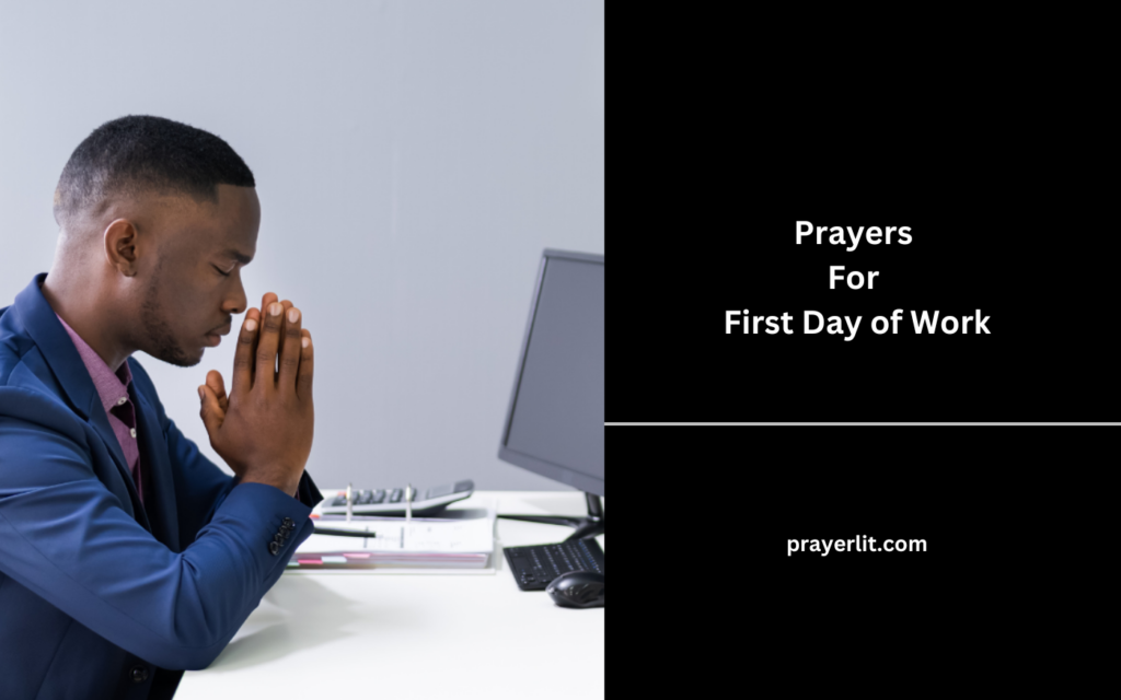 Prayers For First Day of Work