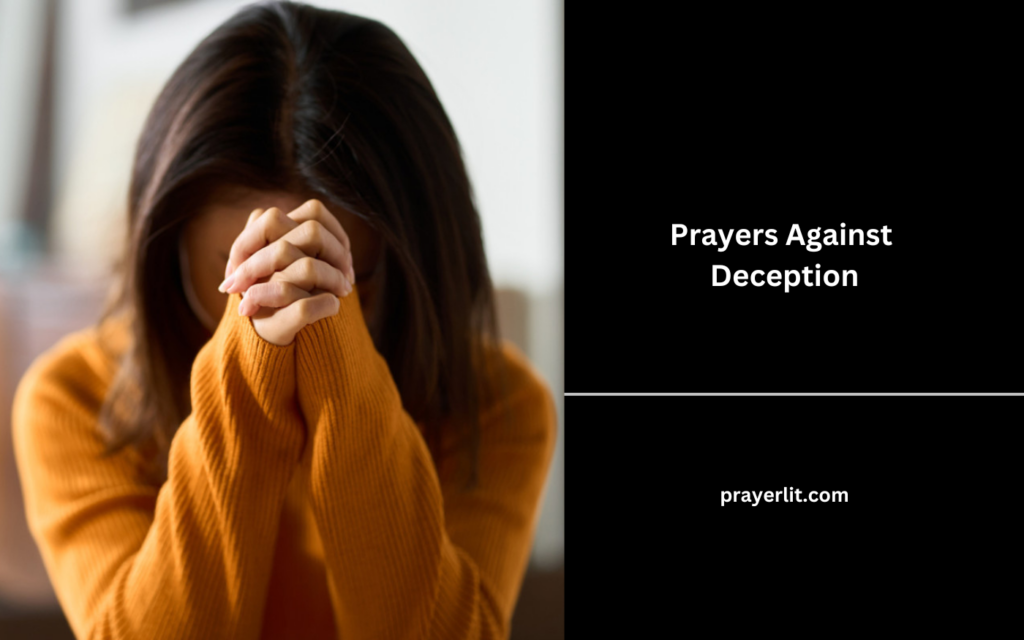 Prayers Against Deception