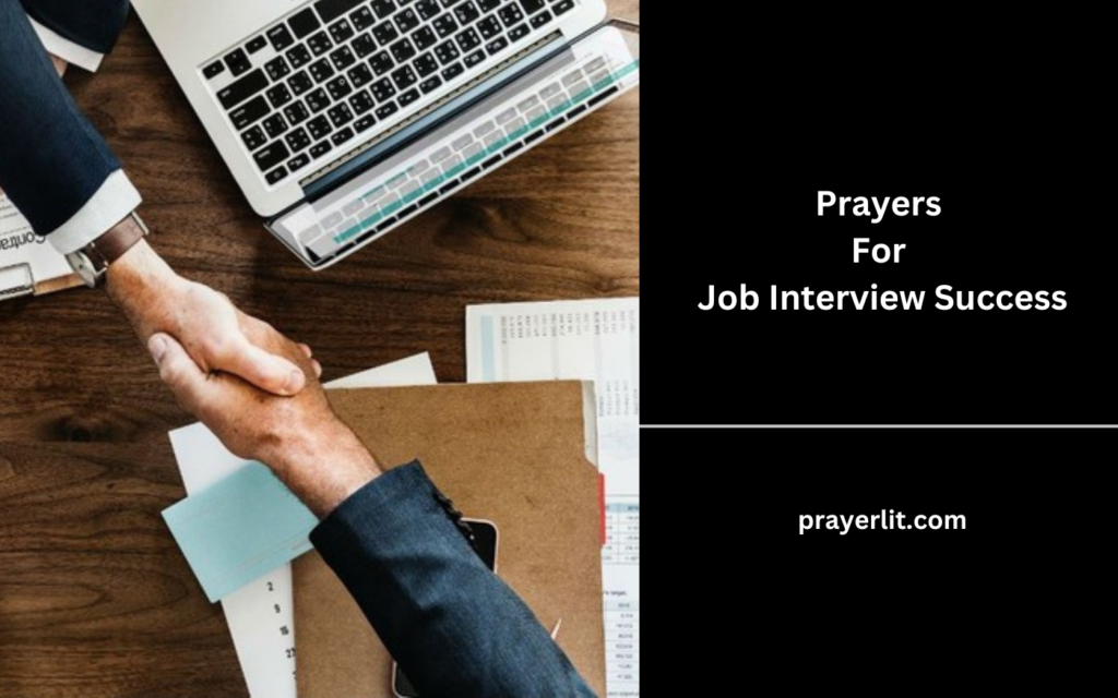 Prayers For Job Interview Success