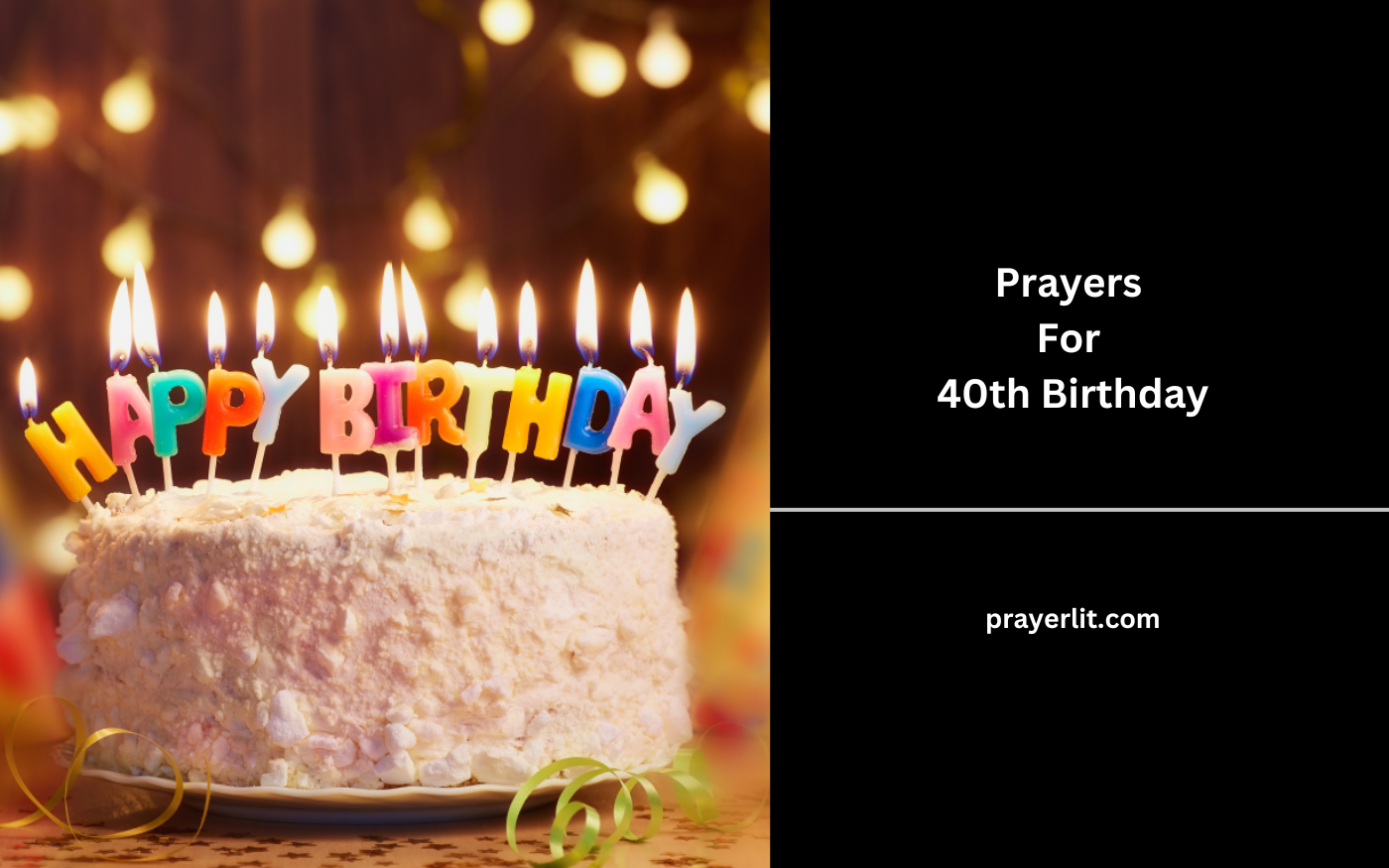 Prayers For 40th Birthday