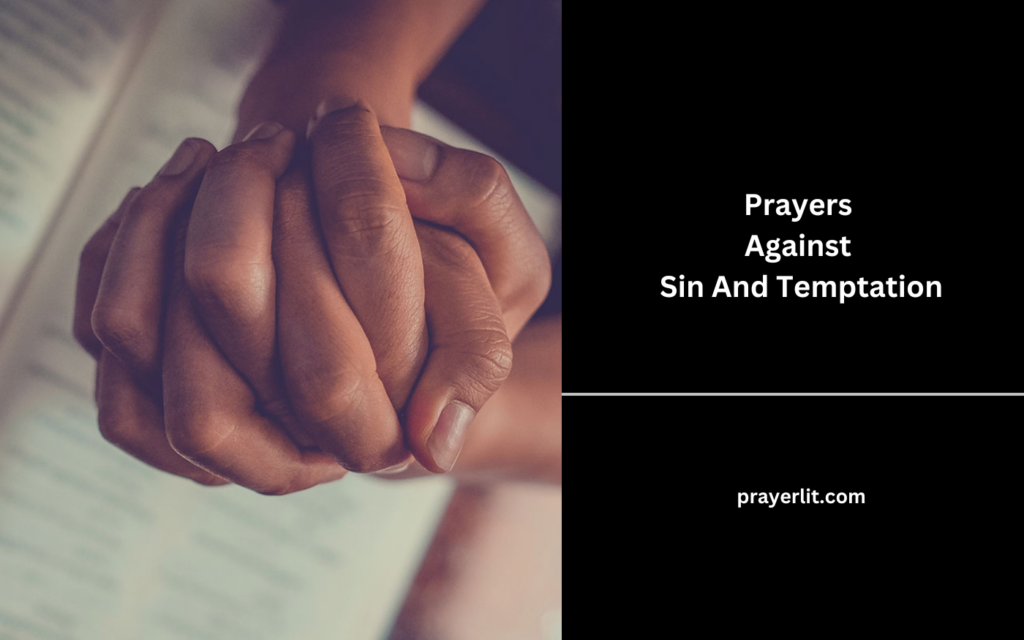 Prayers Against Sin And Temptation