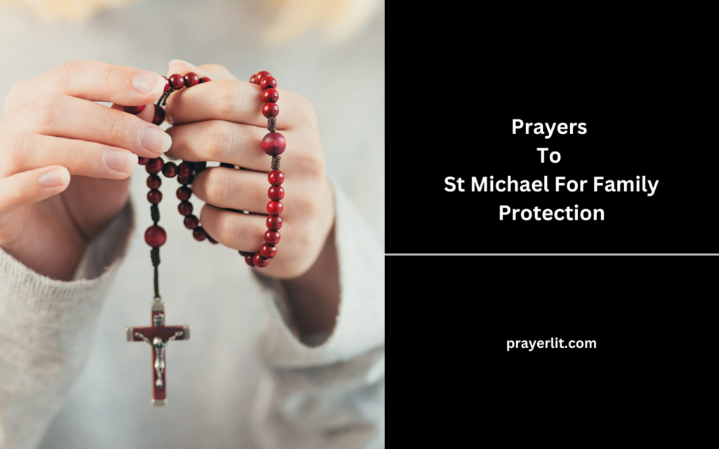 Prayers To St Michael For Family Protection