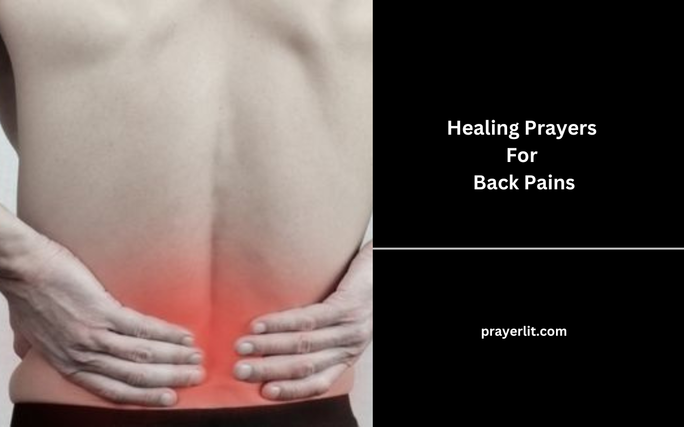 Healing Prayers For Back Pains