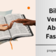 Bible Verses About Fasting