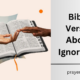 Bible Verses About Ignorance