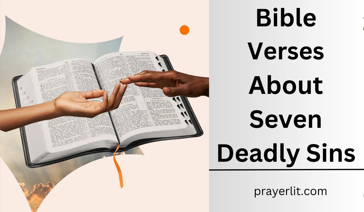  Bible Verses About Seven Deadly Sins