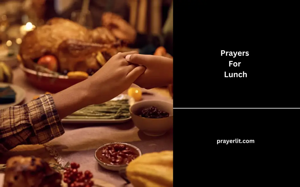 Prayers For Lunch