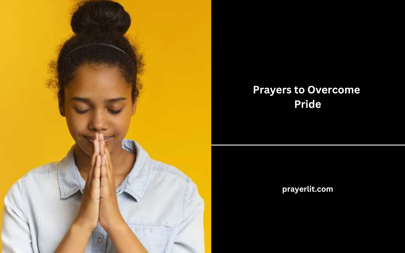 Prayers to Overcome Pride