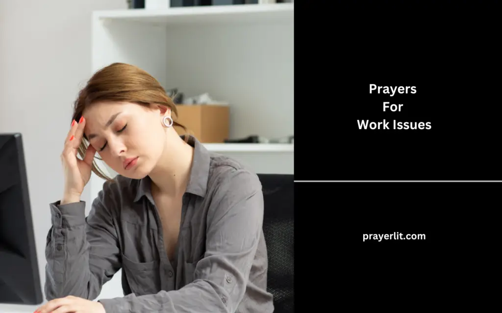 Prayers For Work Issues