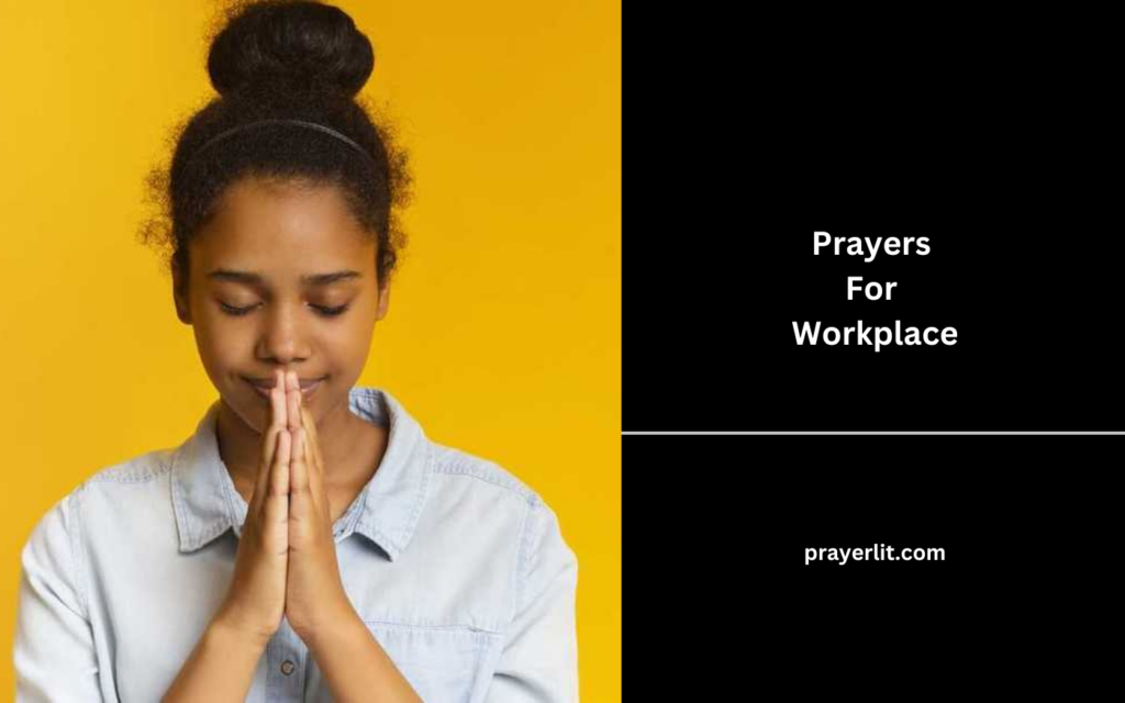 Prayers For Workplace