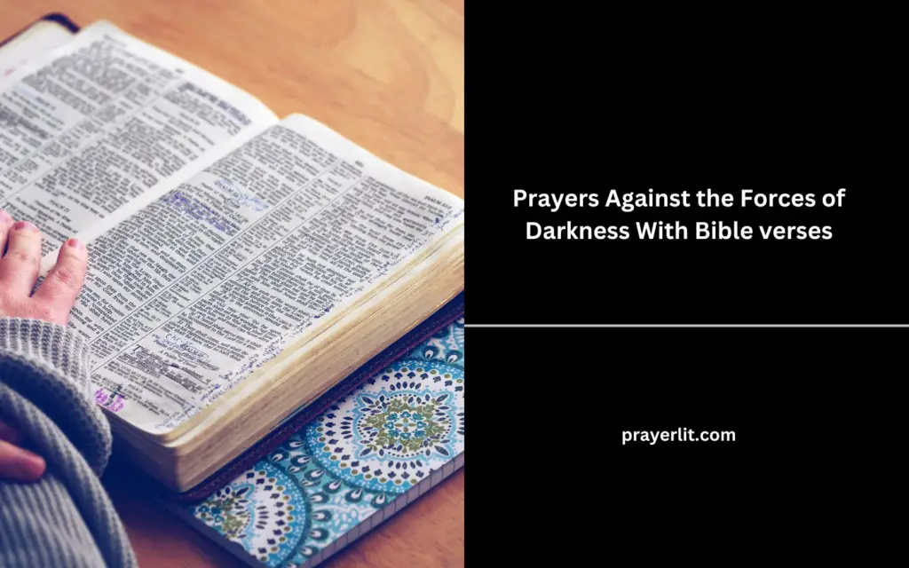 Prayers Against the Forces of Darkness With Bible verses