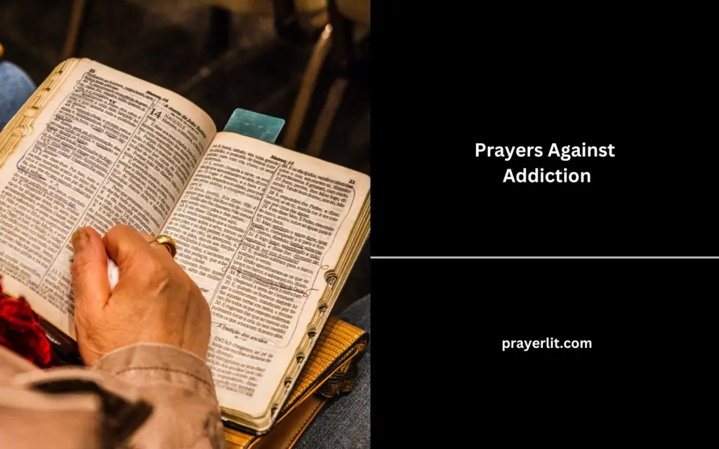 Prayers Against Addiction