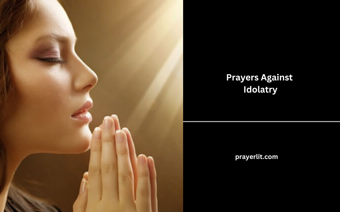 Prayers Against Idolatry