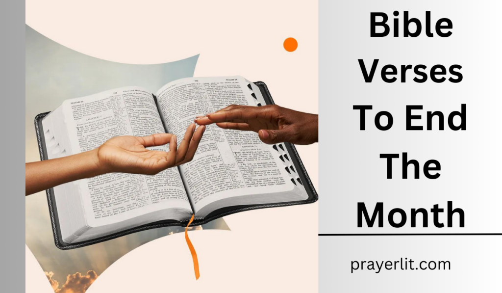 Bible Verses To End The Month