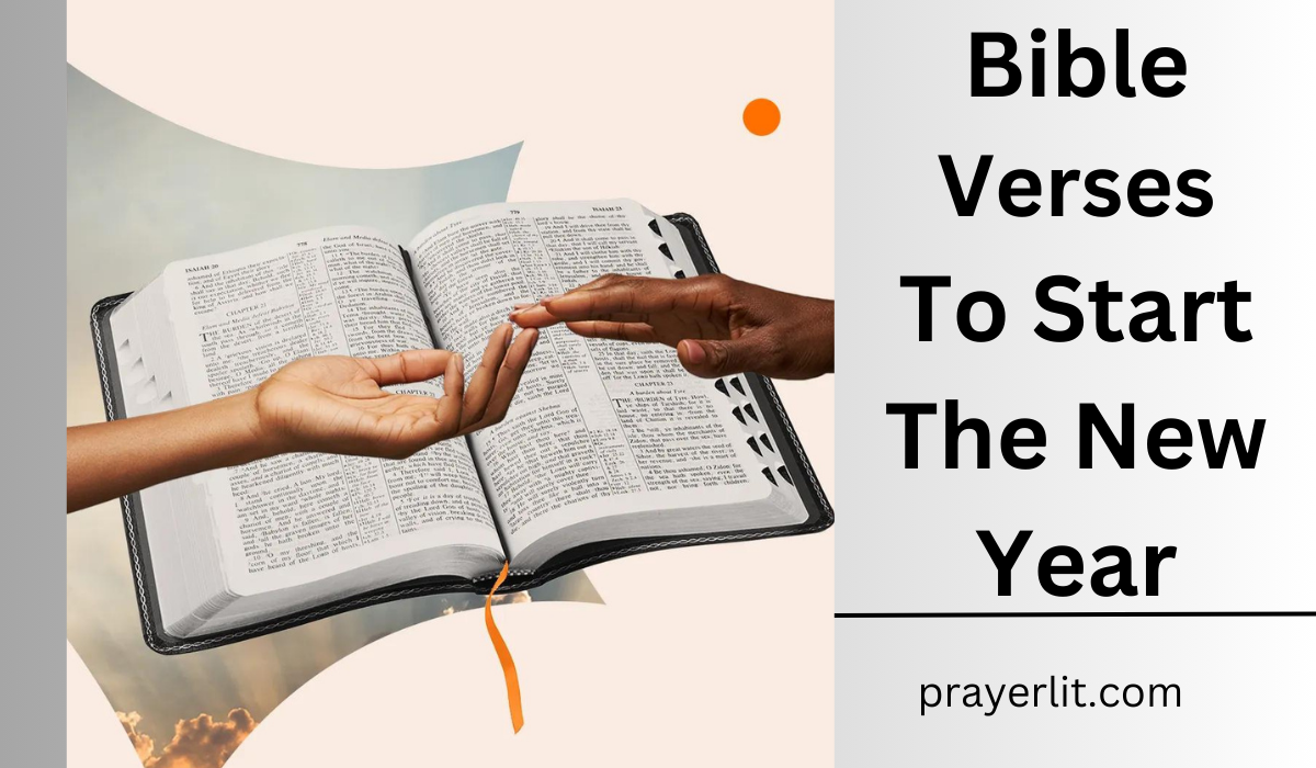 Bible Verses To Start The New Year