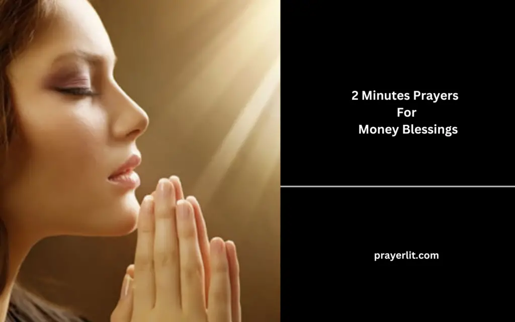 2 Minutes Prayers For Money Blessings