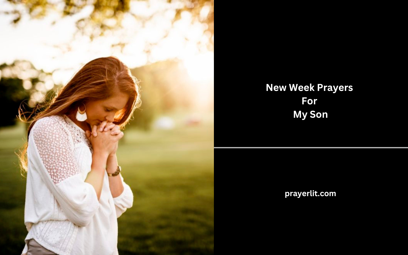 New Week Prayers For My Son