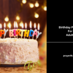 Birthday Prayers For Adults