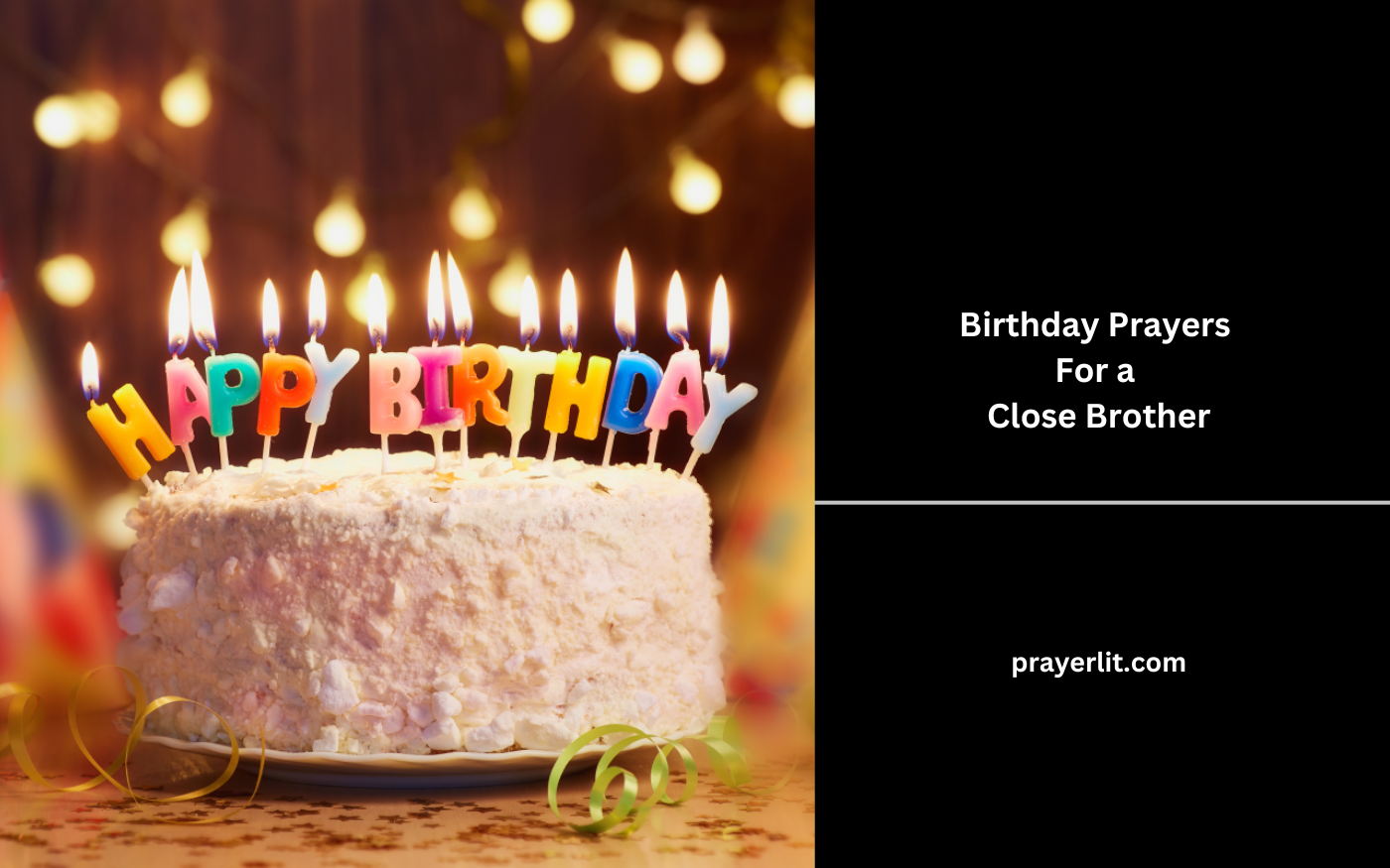 Birthday Prayers For a Close Brother