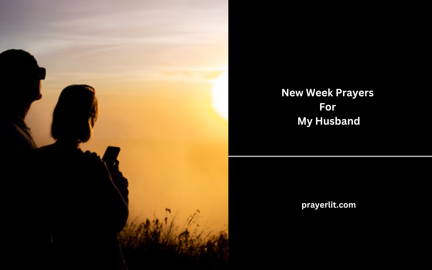 New Week Prayers For My Husband